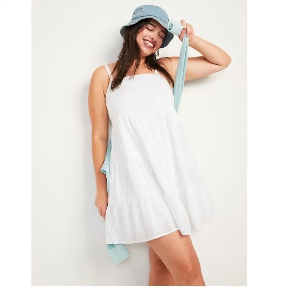 Old Navy Sleeveless Tiered Dobby Swing Dress Size 4X